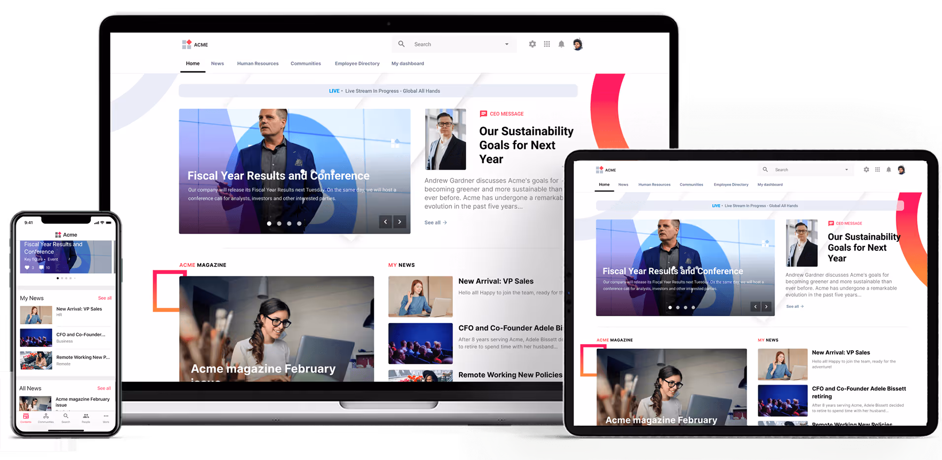 LumApps Intranet on all Devices LumApps Intranet on all Devices
