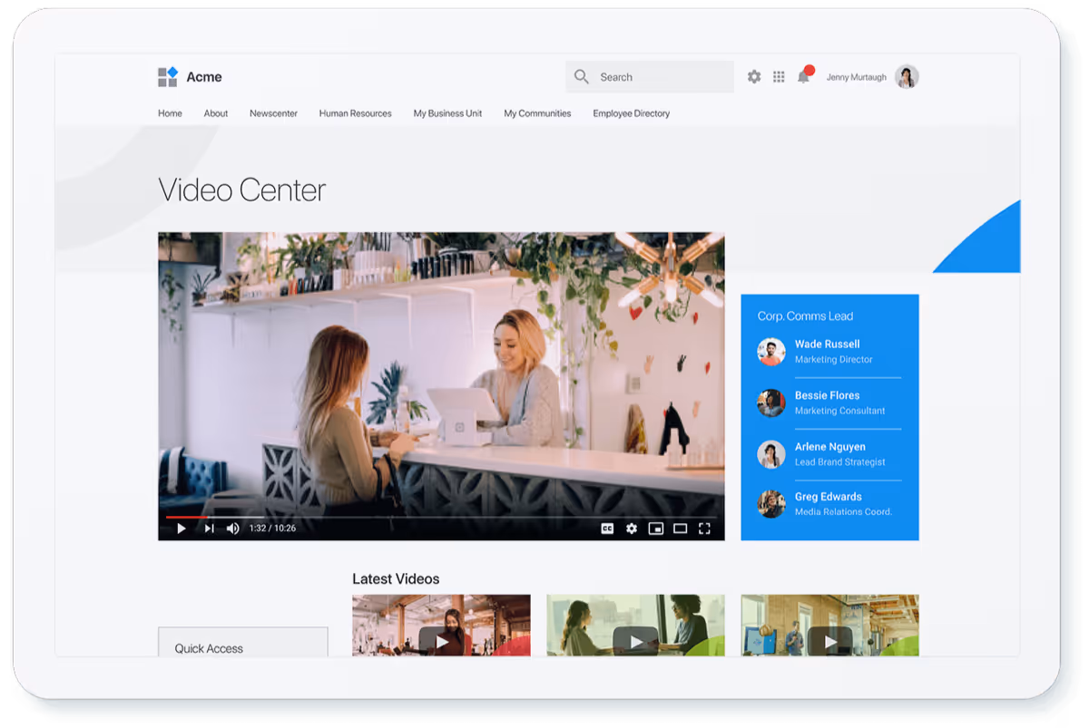 Hero-Videocenter lumapps-videocenter-mockup