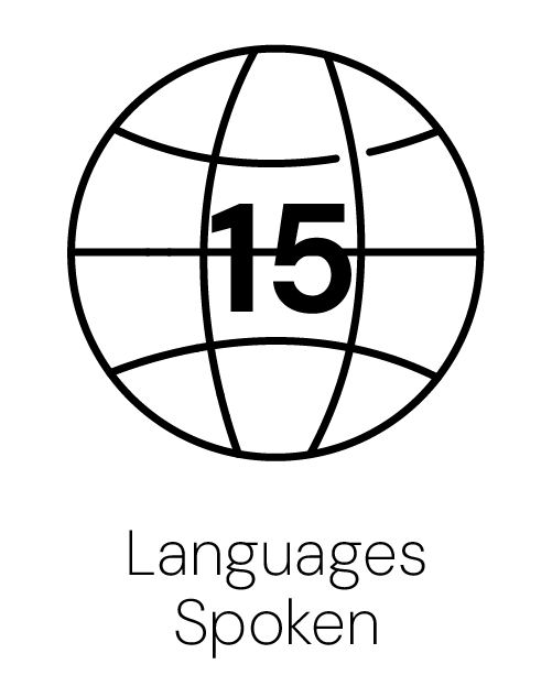 18 Languages Spoken Icon