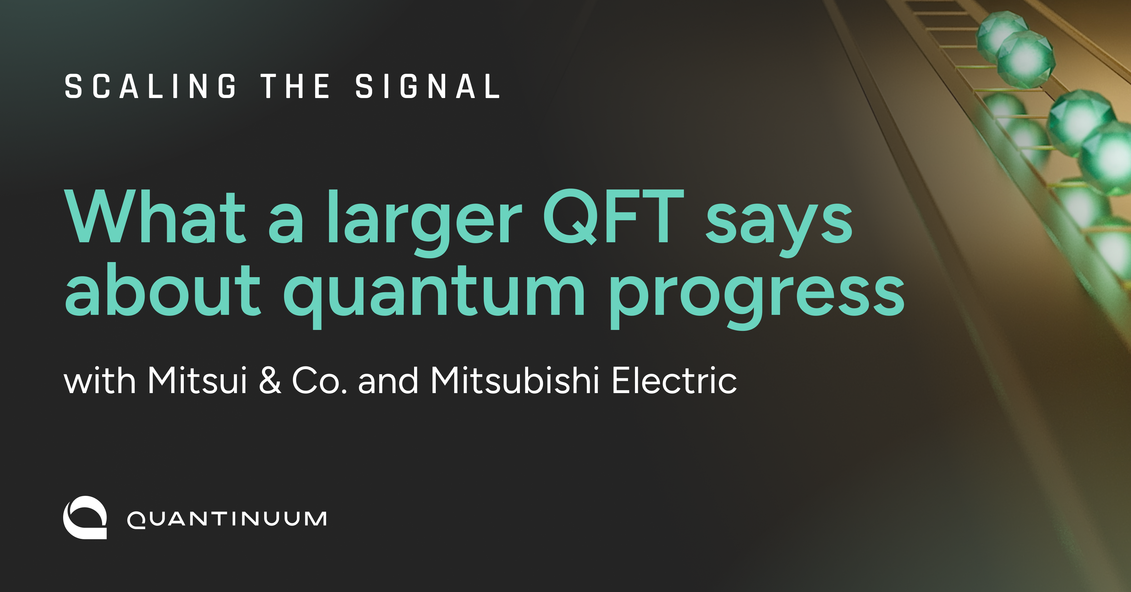How do we measure real progress in quantum computing? 

One of the most meaningful ways is by demonstrating foundational algorithms at increasing scale. Our par