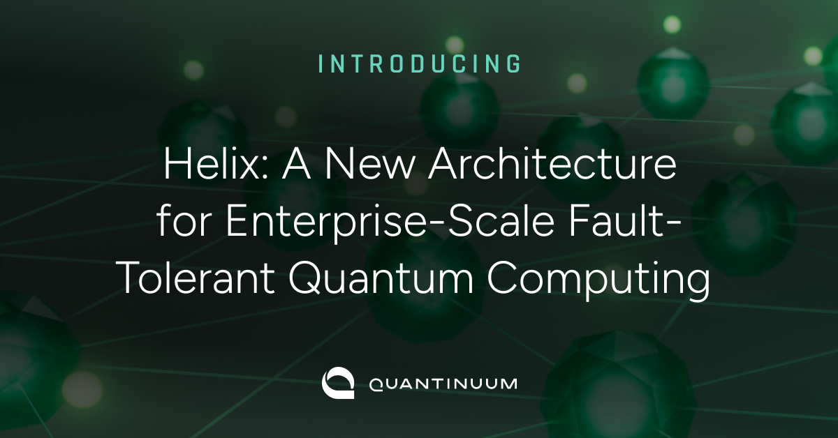 @​IEEEQuantumWeek has been one for the books: 15+ Quantinuum technical presentations and panels, hundreds of booth visitors, and a landmark keynote where our CEO Raj Hazra unveiled Helix, our record-setting logical architecture for the fault-tolerant era, and