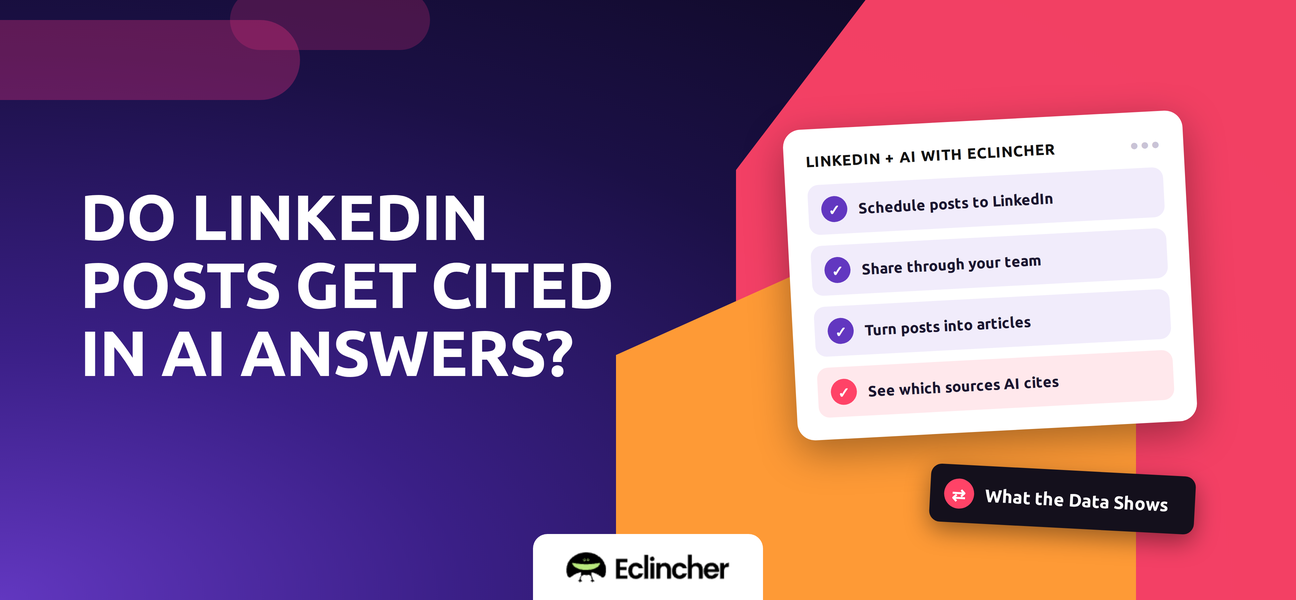 Do LinkedIn Posts Get Cited in AI Answers
