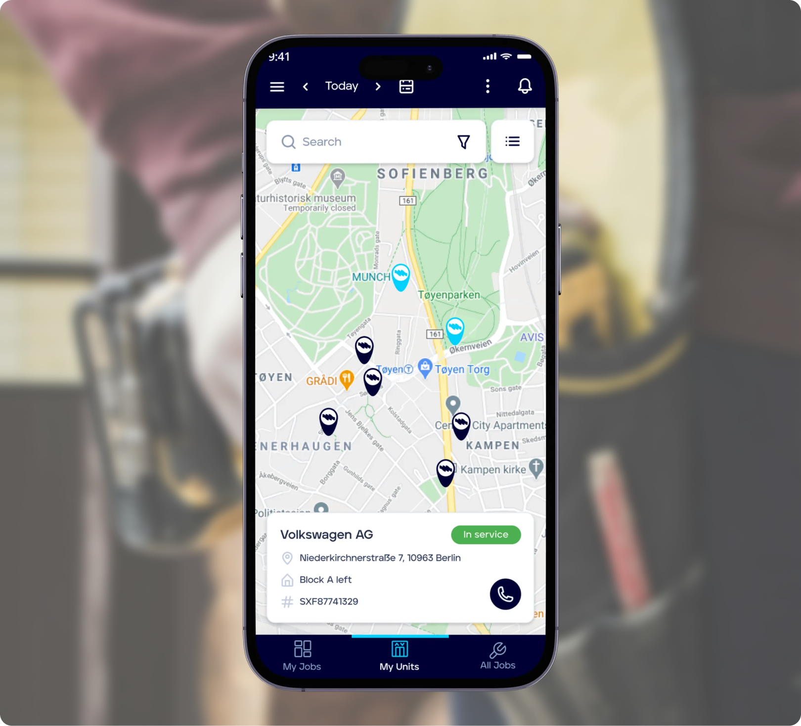 Mainteny App Images