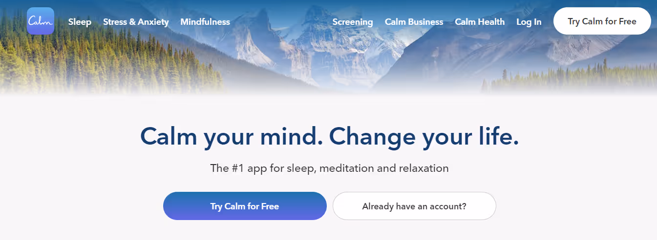 calm - Employee Wellness Software