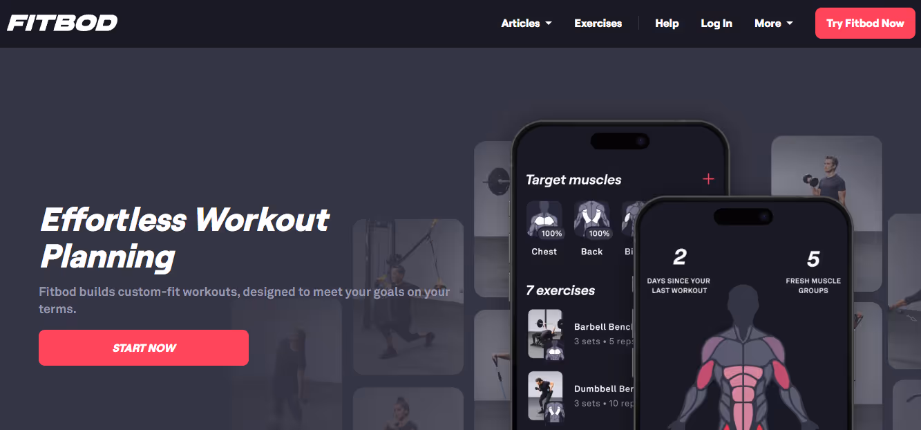 fit bod - Workout Planning App