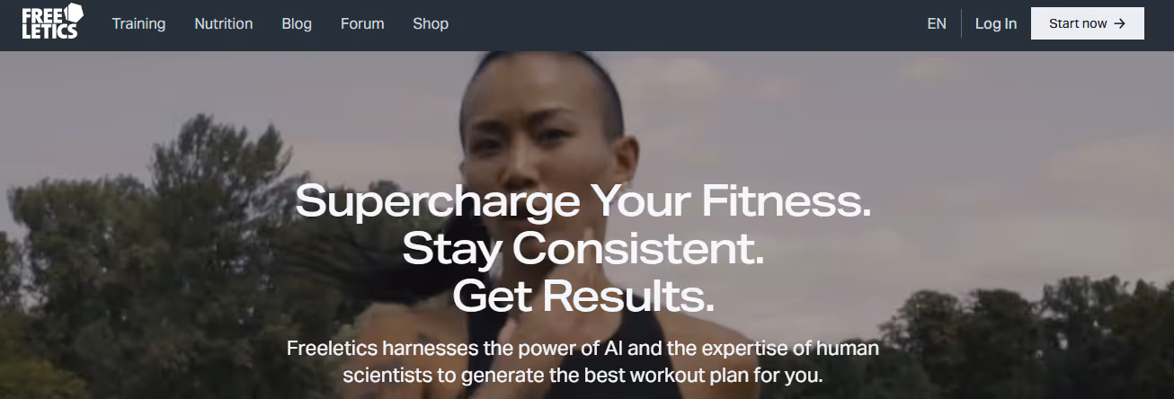 freeletics - Workout Planning App