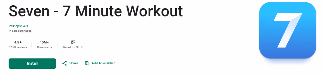 seven - Workout Planning App