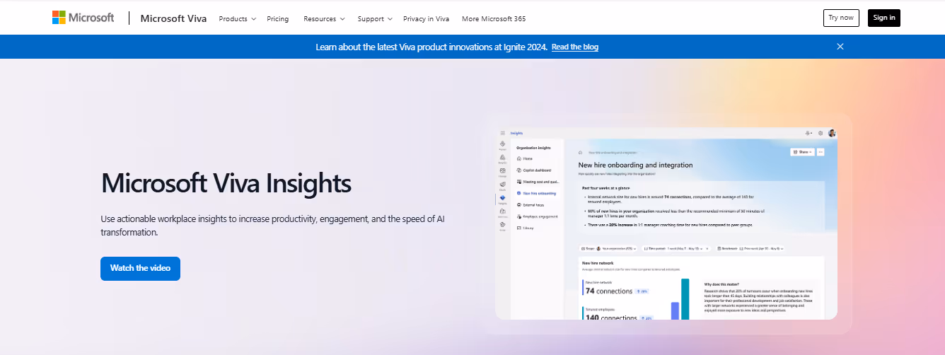 ms viva - Employee Wellness Software