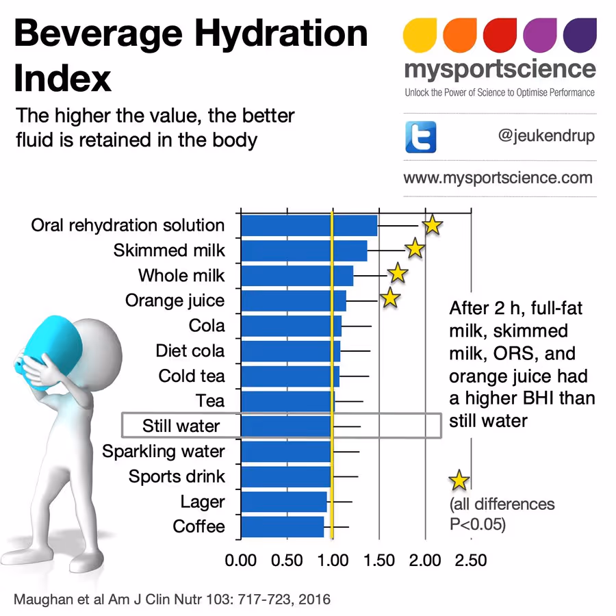 hydration index - Chocolate Milk for Muscle Recovery