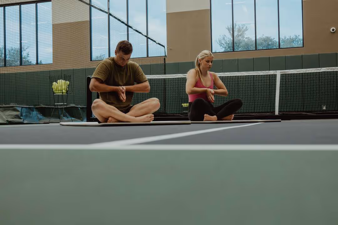 man working with instructor - Rib Mobility Exercises