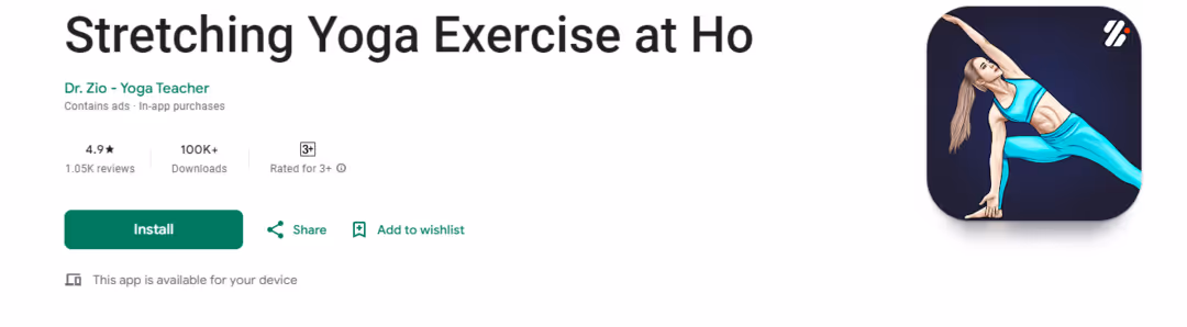 Stretching Yoga Exercise at Home, Body Flexibility