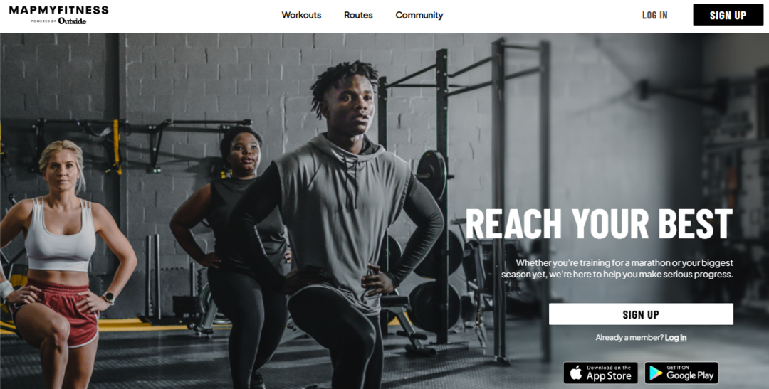 Map My Fitness