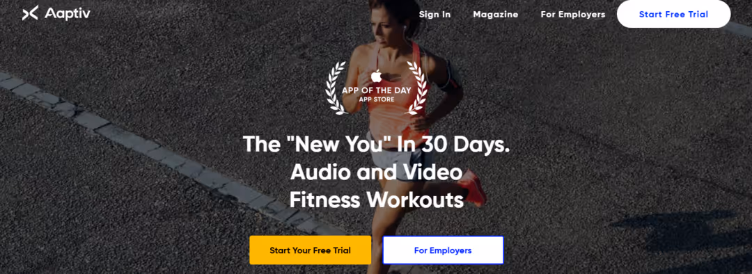 Aaptiv: Best App for Audio Workouts/