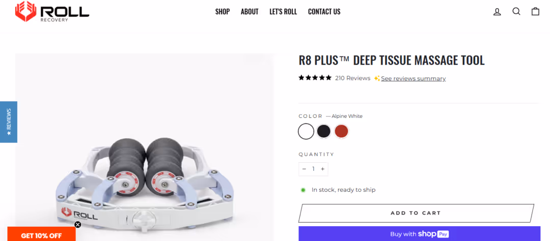 ROLL Recovery R8 Plus