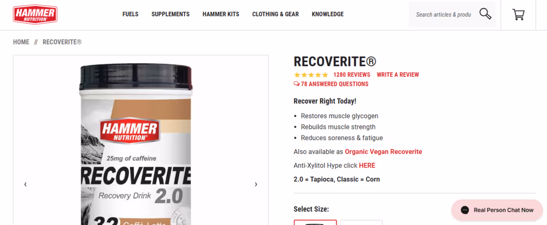 Hammer Nutrition Recoverite
