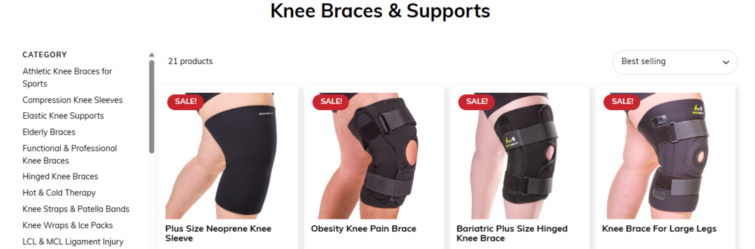Braceability Exercise Knee Brace