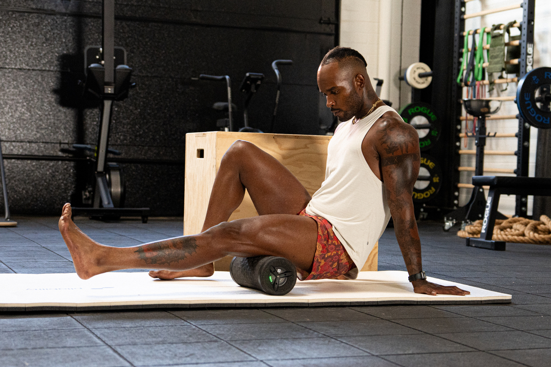 runner using roller - Best Foam Roller for Runners