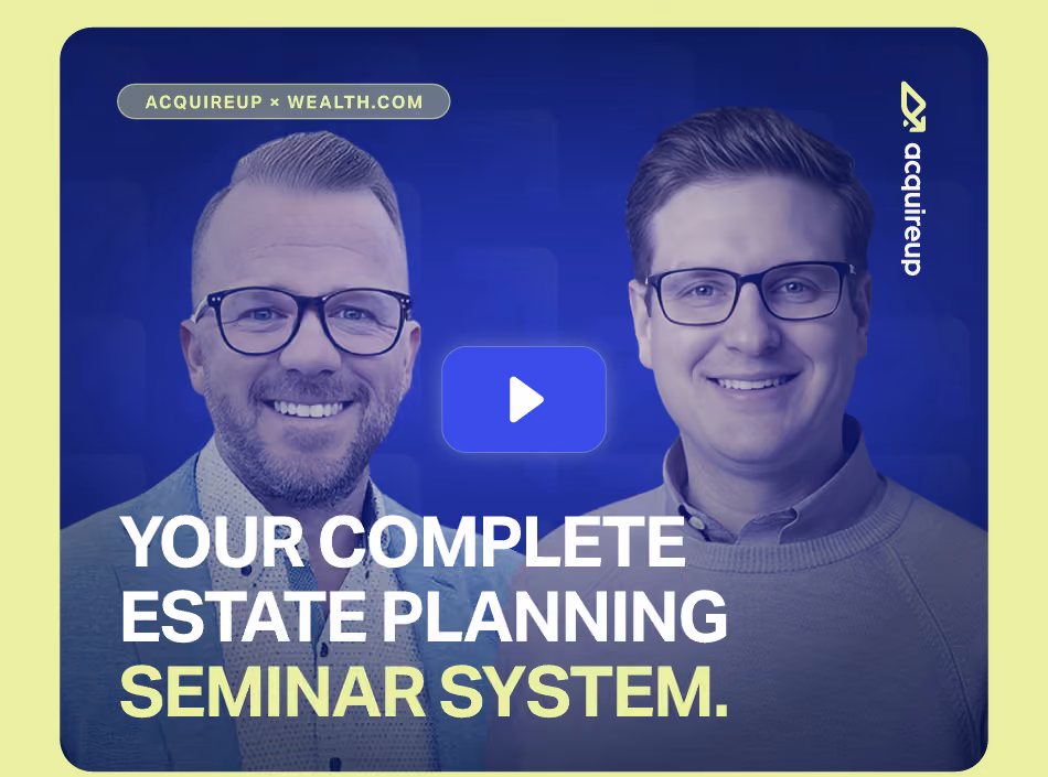 Webinar - EP Stack - Estate Planning Seminar System