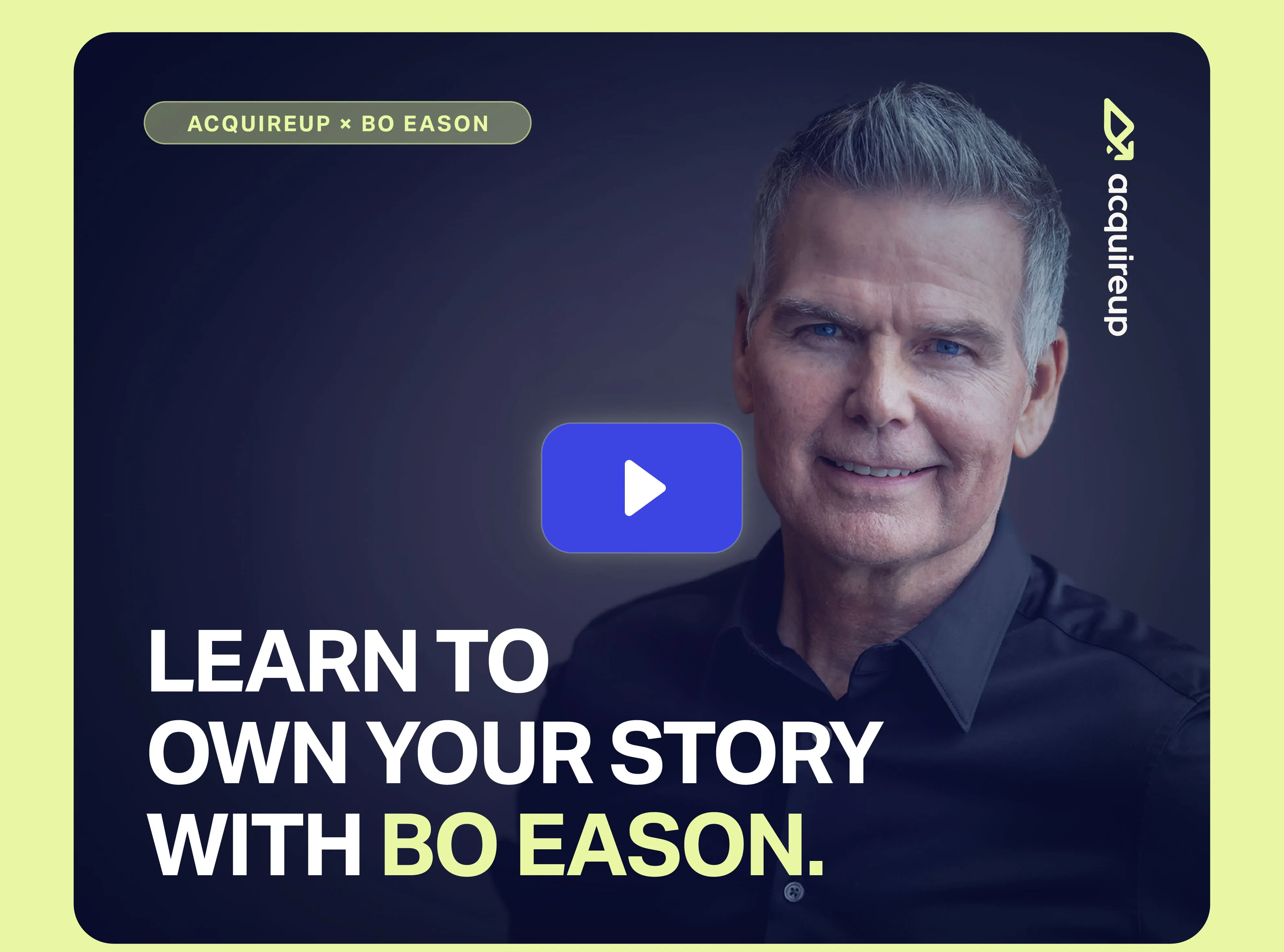 Webinar - Bo Eason - Owning Your Story