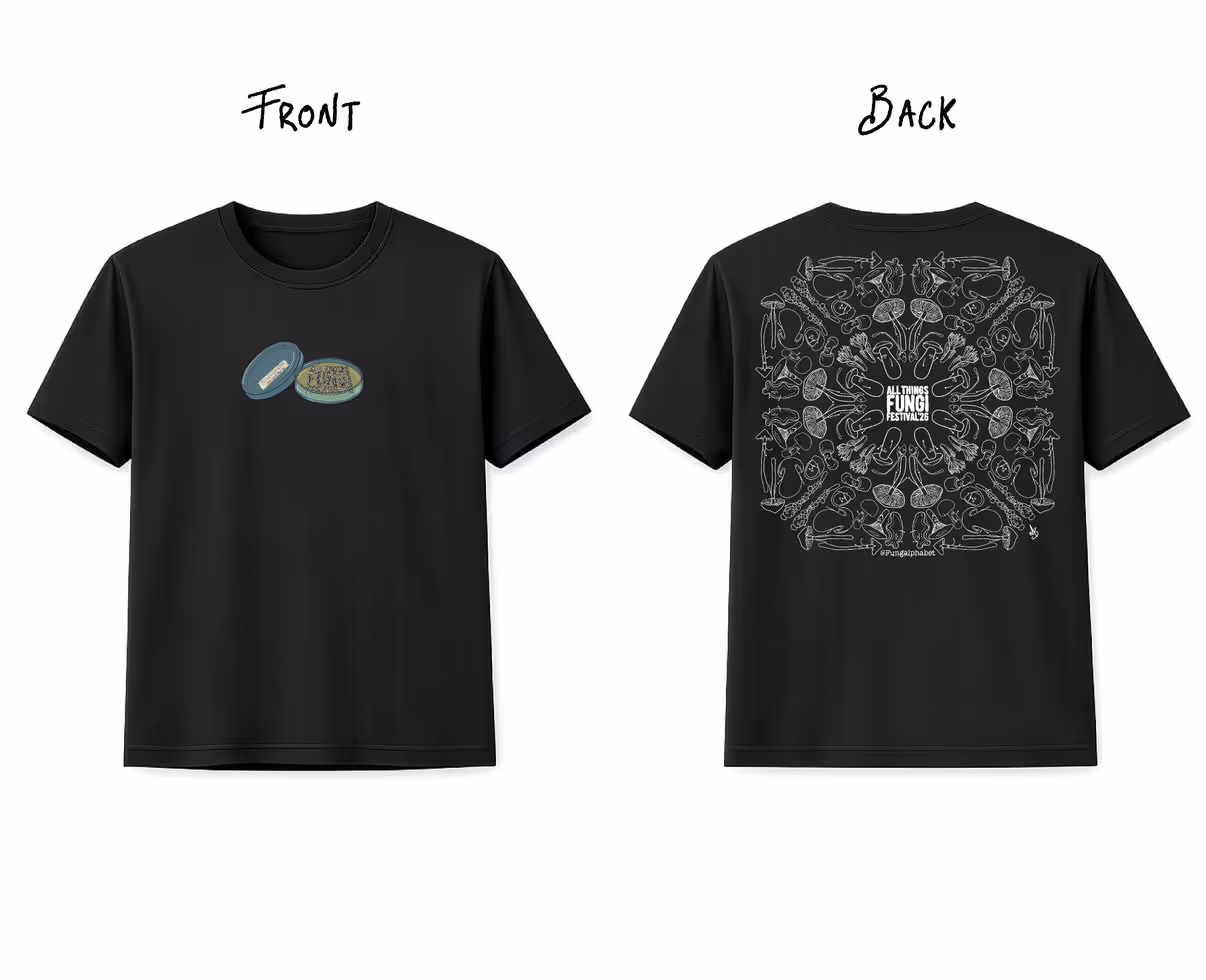 Fungalphabet ATFF 2026 Collab T shirt - Black