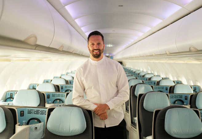 Lo chef stellato Franco Sampogna presenta il suo menu signature a bordo di La Compagnie