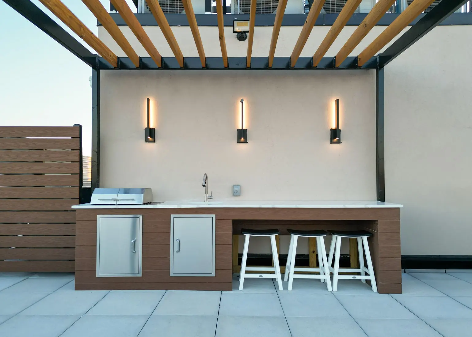 Rooftop Deck in Borough Park, Brooklyn