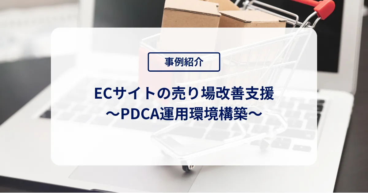 女性向けECサイト事業者の売り場改善支援：PDCA体制構築を伴走