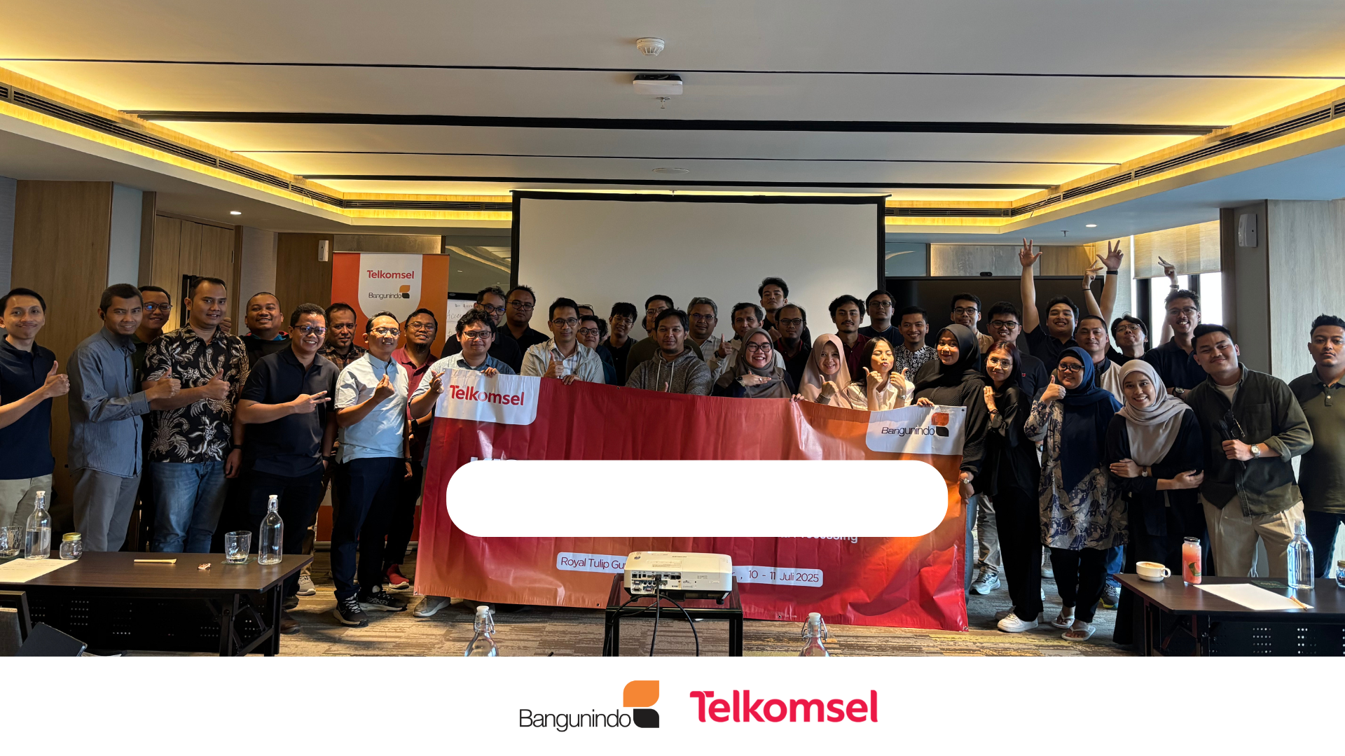 Kolaborasi Strategis Antara Bangunindo dan Telkomsel Siapkan Platform Data End-to-End
