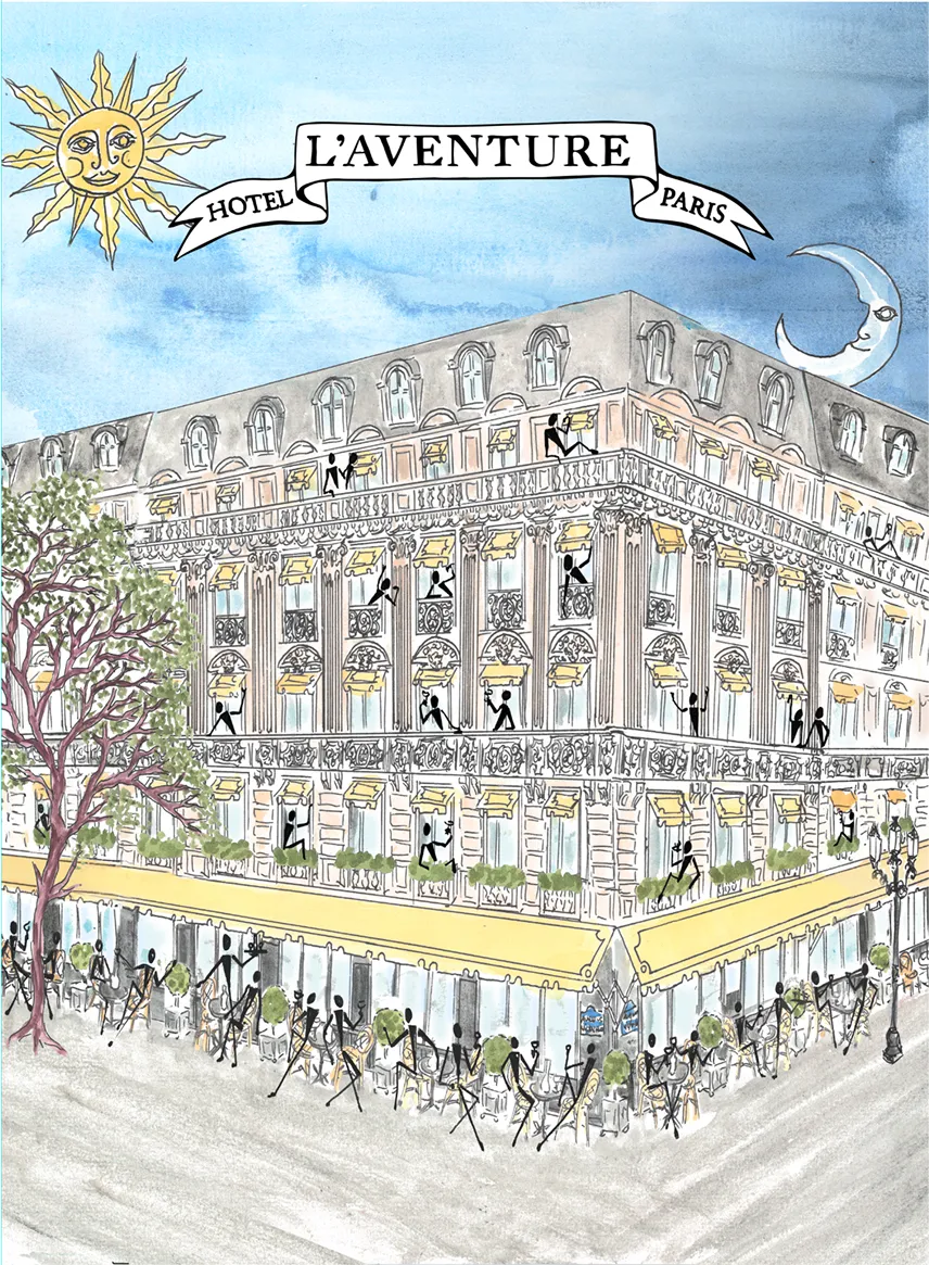 Photo de l'entrée du restaurant situé entre l'avenue victor Hugo et l'Avenue Foch