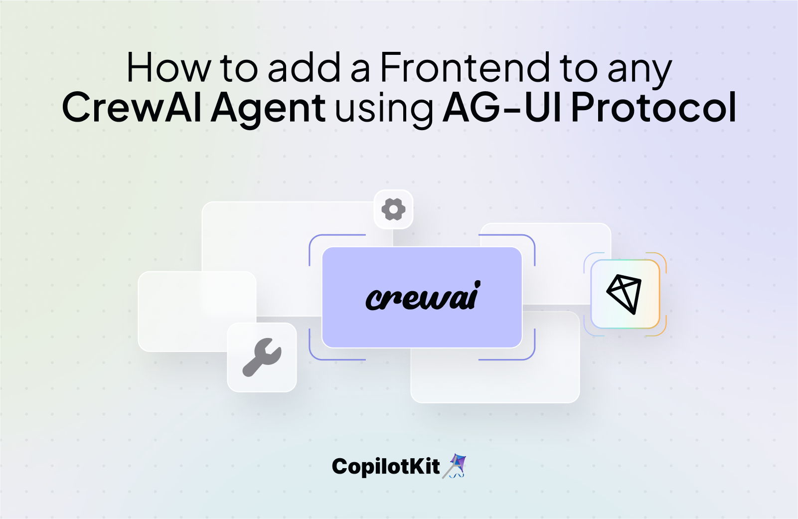 How to add a Frontend to any CrewAI Agent using AG-UI Protocol