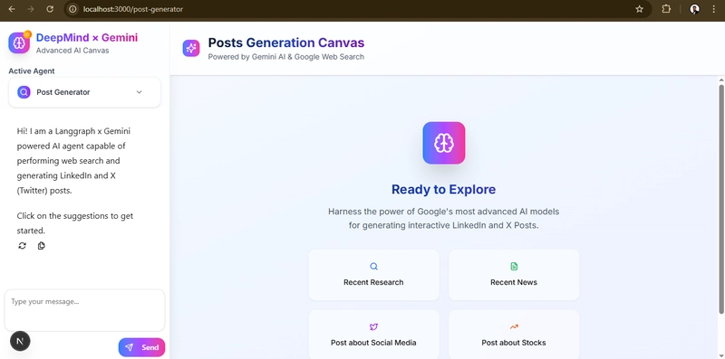 post generator ui