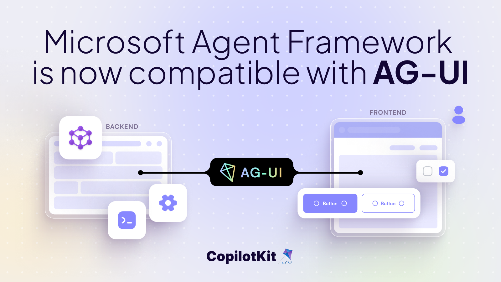 Microsoft Agent Framework is now AG-UI Compatible!
