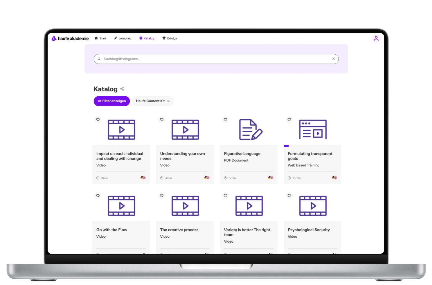 The Content Kit is shown on a laptop