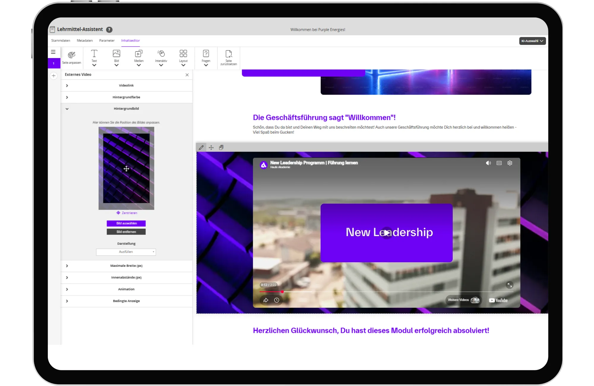 LXP Content Aggregation