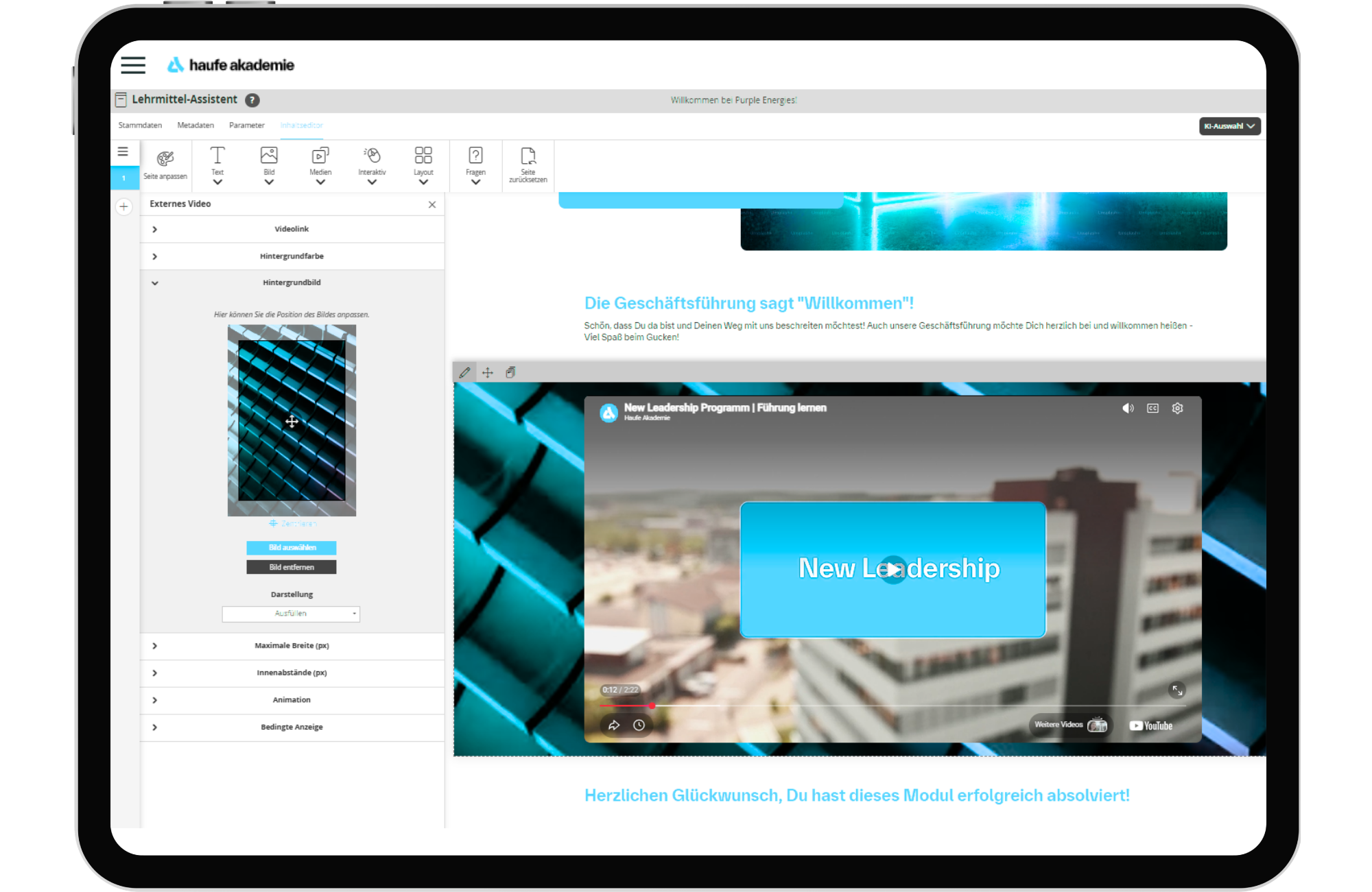 LMS Screen Autorentool