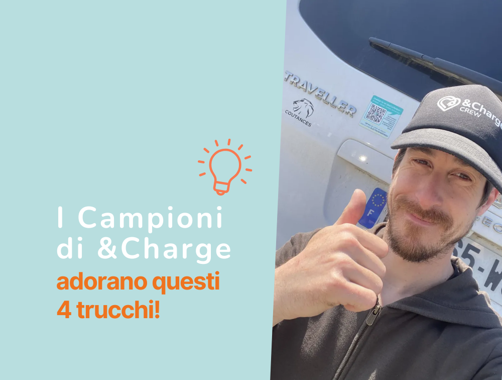 Gli utenti di &Charge danno il pollice in su all'app &Charge
