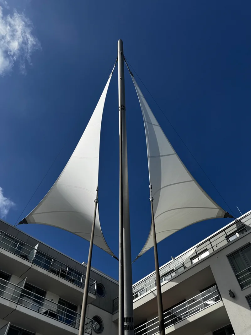 Besondere Perspektive eines Gebäudes