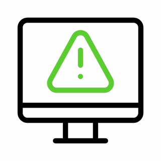 IT security monitoring icon