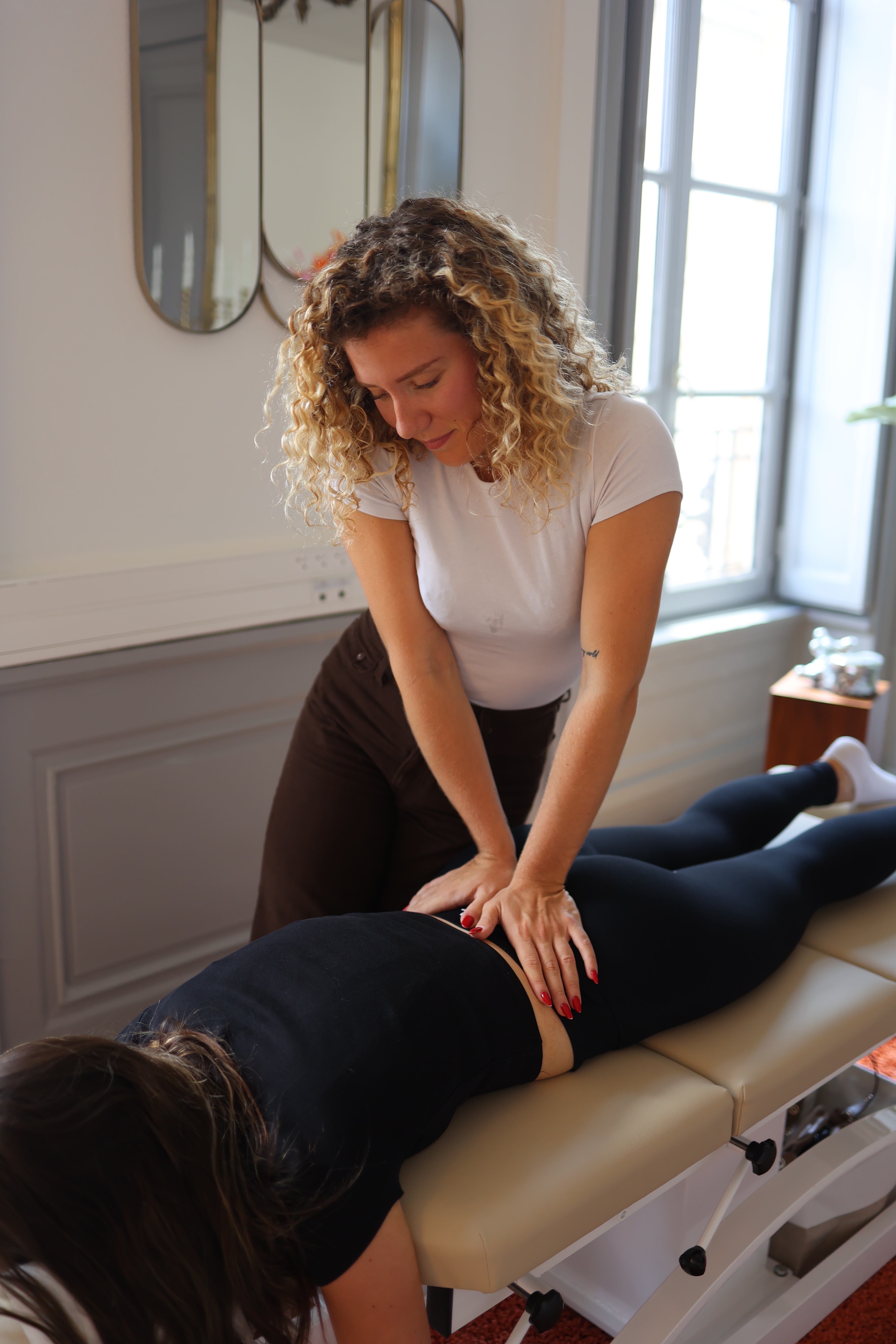 portrait de Justine chiropracteur