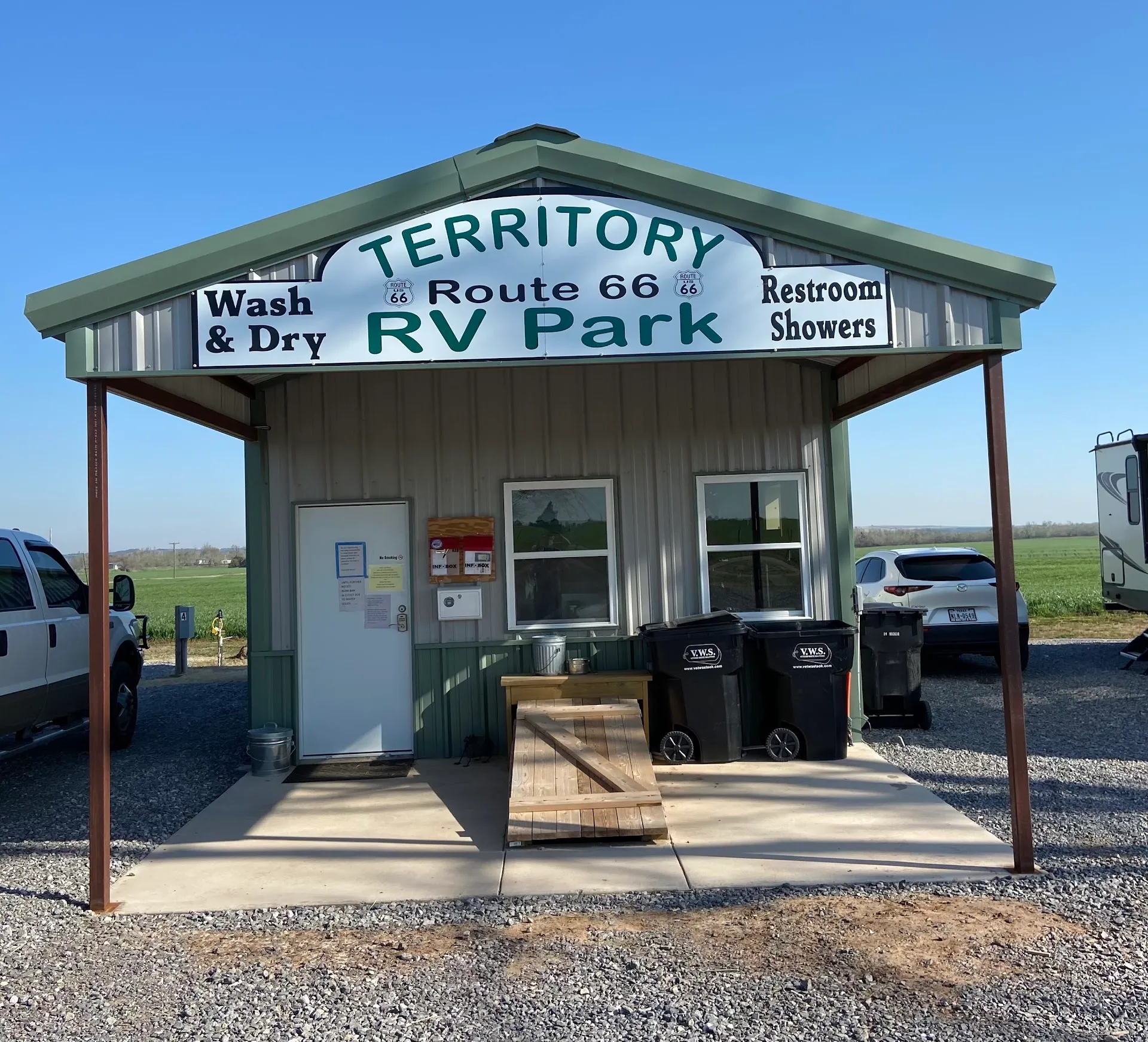 Territory Route 66 RV Park & Campgrounds, Take Exit 101, Hinton, Oklahoma