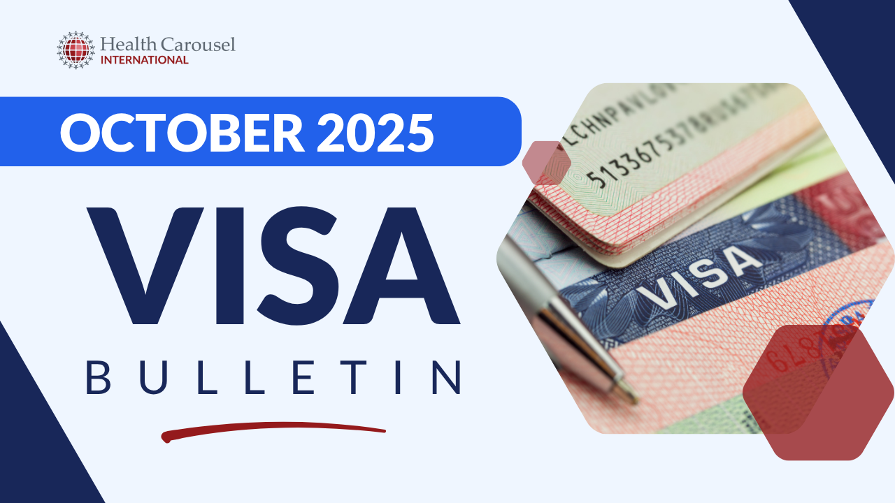 October 2025 Visa Bulletin: Forward Movement in EB-2 and EB-3 for International Nurses