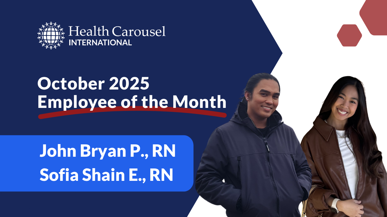 John Bryan P., RN and Sofia Shain E., RN Named as October 2025 Employees of the Month