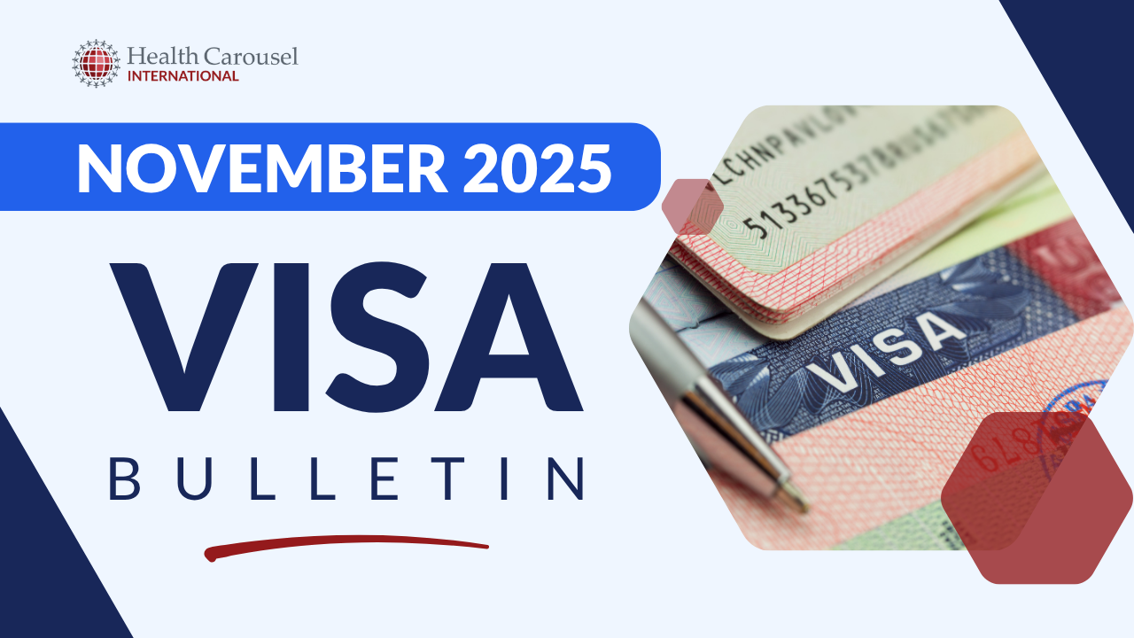 November 2025 Visa Bulletin: No Movement in EB-2 and EB-3 for International Nurses