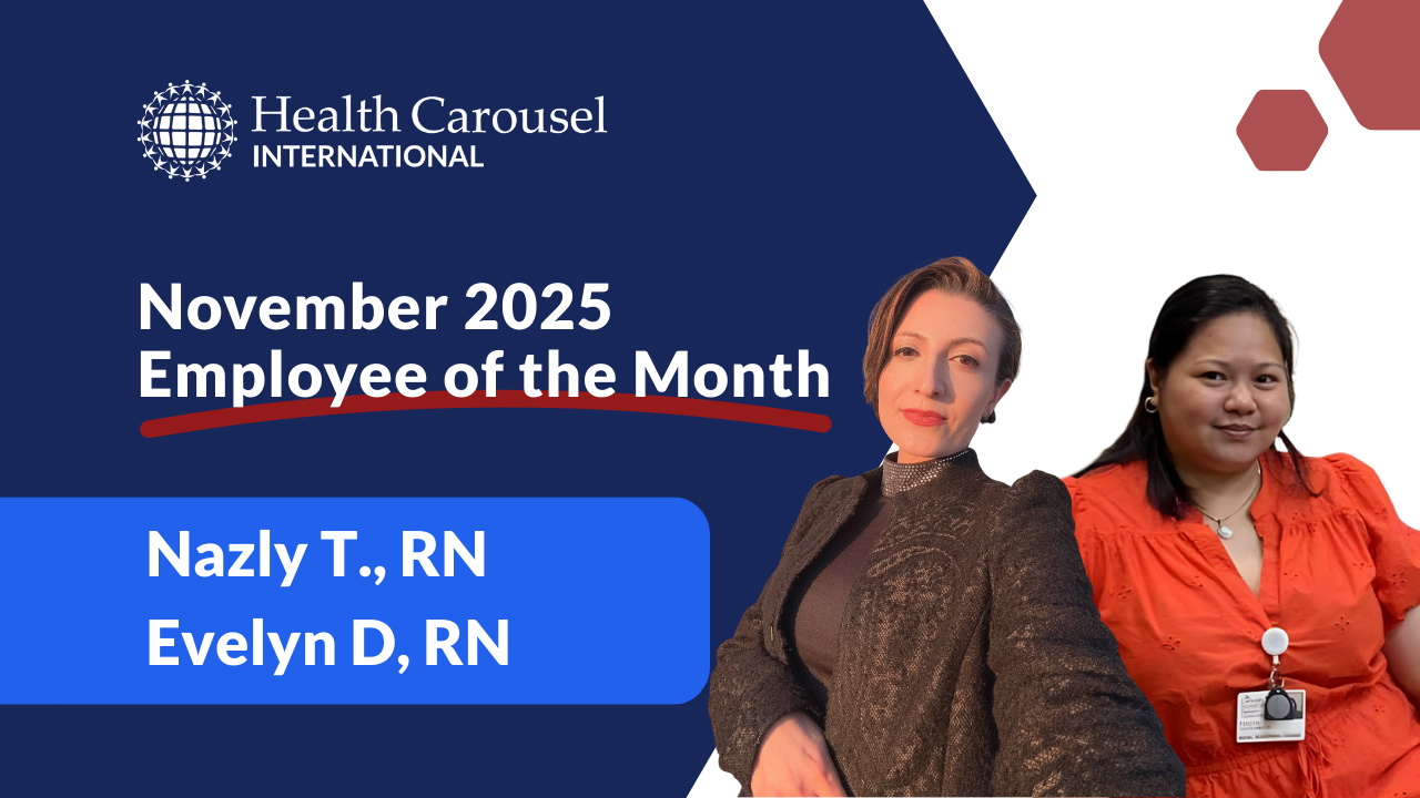 Nazly T., RN and Evelyn., RN Named as November 2025 Employees of the Month