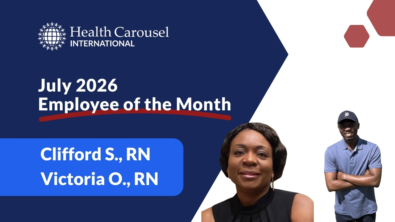 Victoria O., RN, and Clifford S., RN, named as July 2026 Employees of the Month