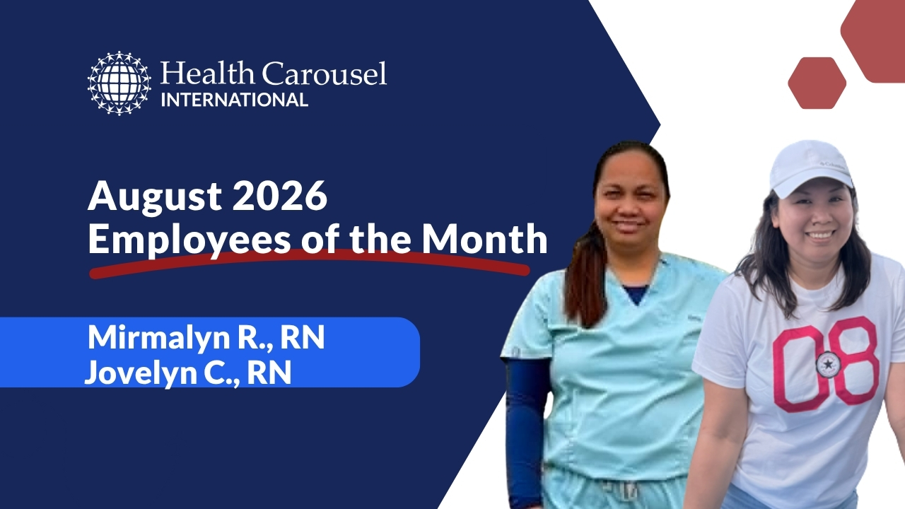 Mermalyn R., RN and Jovelyn C. named as August 2026 Employees of the Month