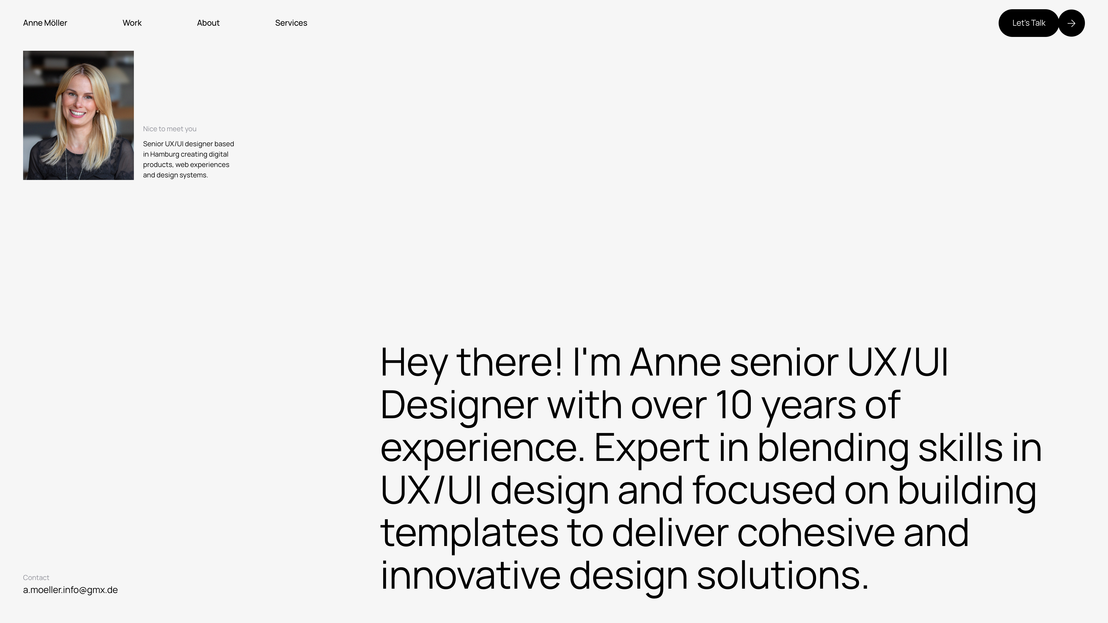 Anne Möller - Senior UX/UI Designer
