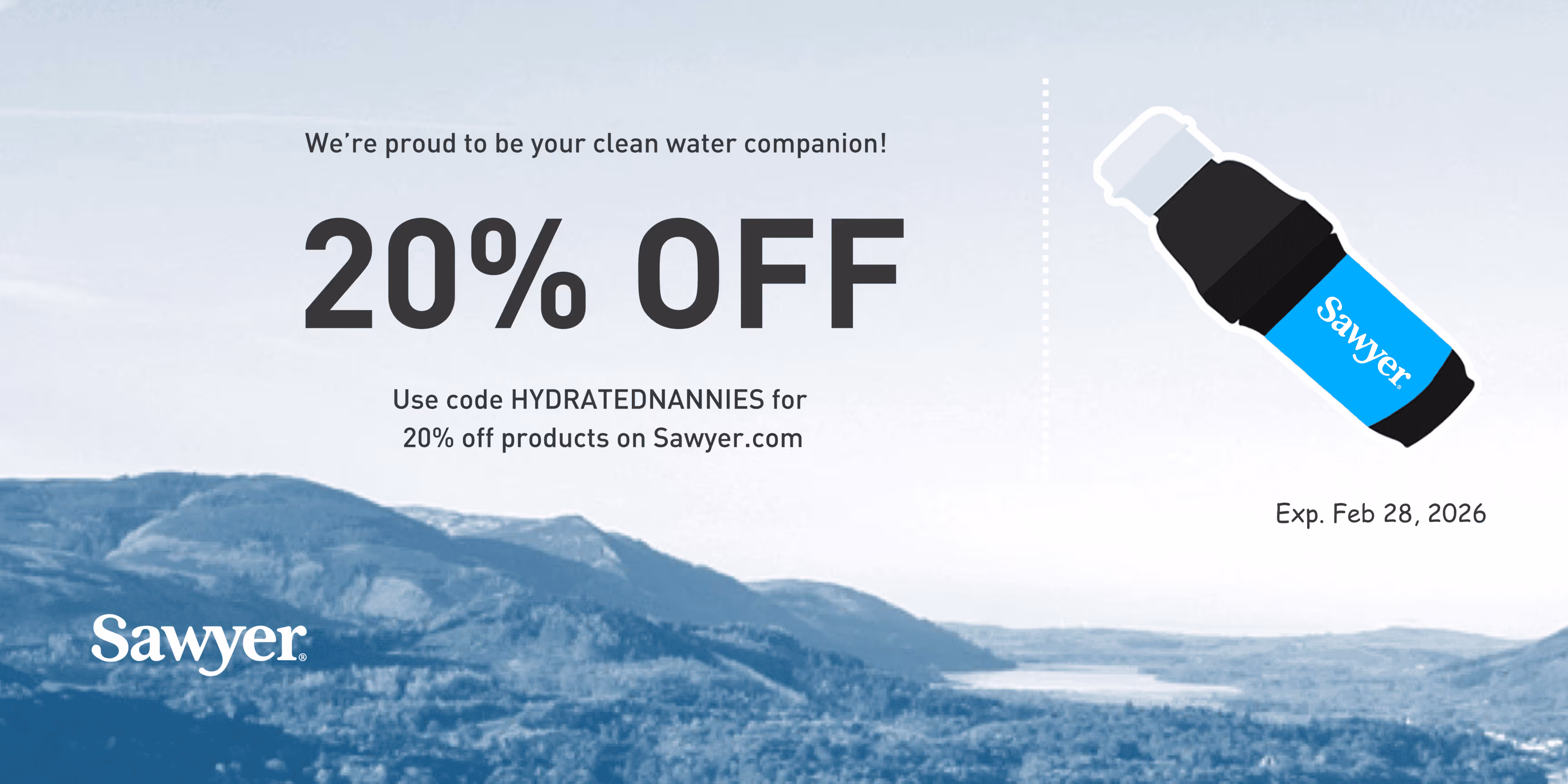 Sawyer Discount Coupon