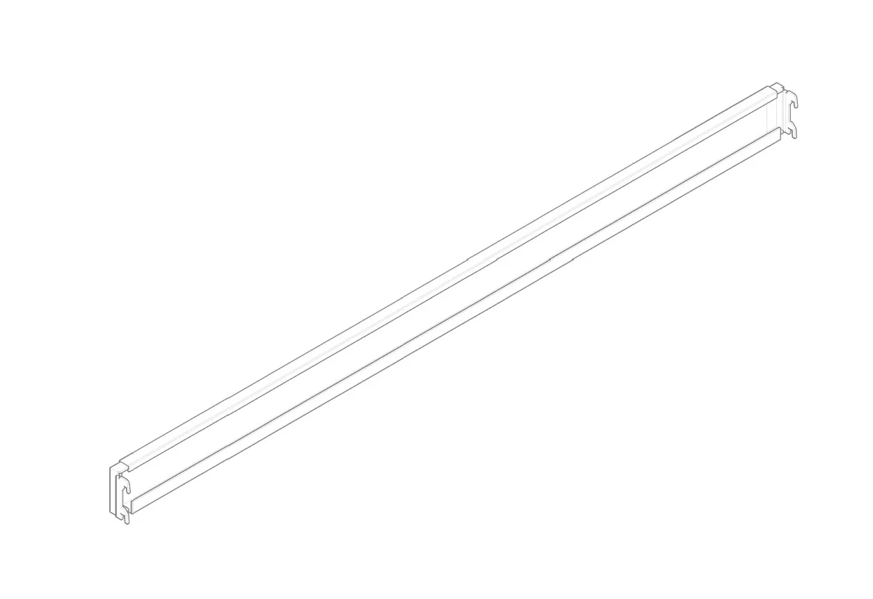  Boltless F-Line Battery Rack Rear Beam
