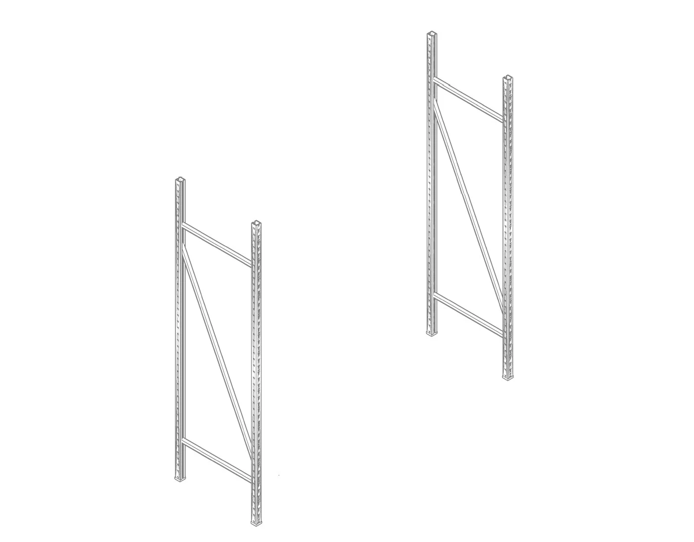  Boltless F-Line Oil Rack Posts